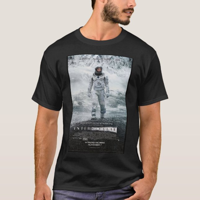 The White &Quot;INTERSTELLAR&Quot;   T-Shirt (Vorderseite)