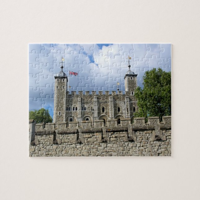 The White Tower - Tower of London - 8 x 10 Zoll Puzzle (Horizontal)