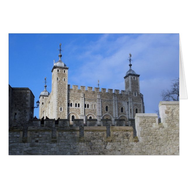 The White Tower - Tower of London Card (Vorderseite (Horizontal))