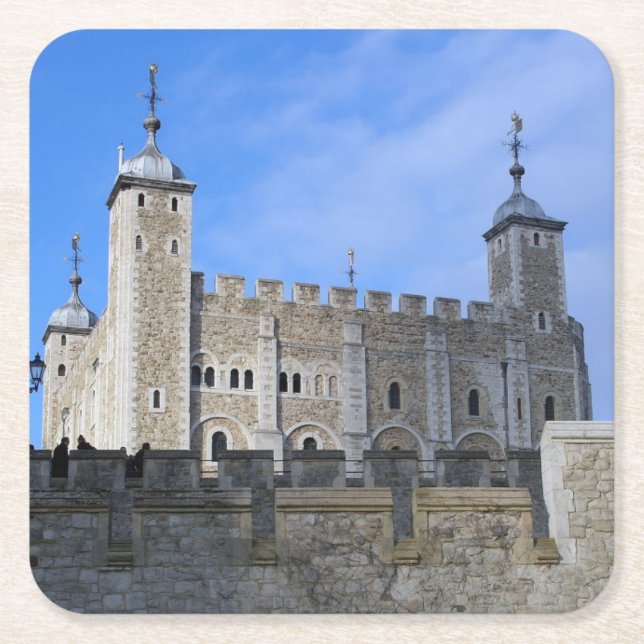 The White Tower - Tower of London - Untersetzer (Vorderseite)