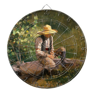 The Whittling Boy (von Winslow Homer) Dartscheibe