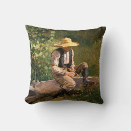 The Whittling Boy (von Winslow Homer) Kissen