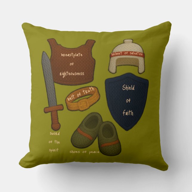 The Whole Armor Yarn Look Pillow Kissen (Vorderseite)