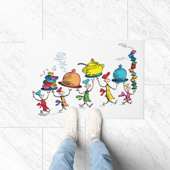 The Whos Carrying the Christmas Feast Fußmatte (Indoor)