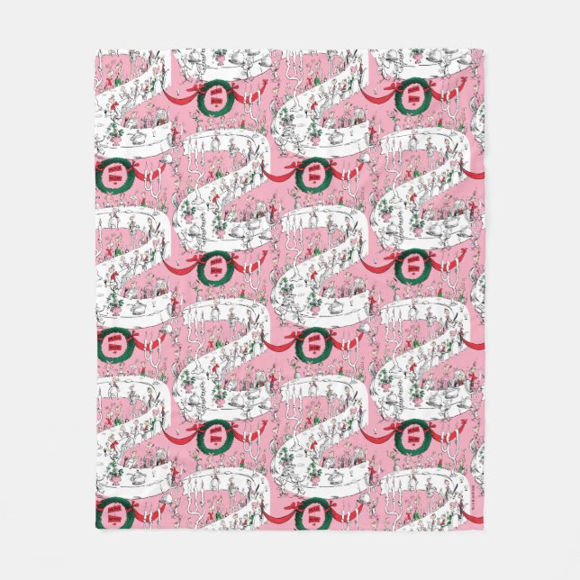 The Whos' Merry Christmas Feast Fleecedecke (Vorderseite)