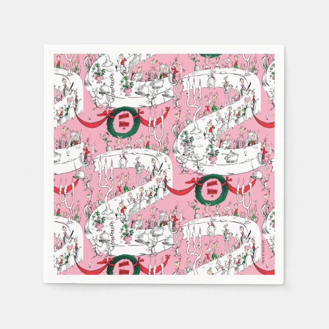 The Whos' Merry Christmas Feast Serviette (Vorderseite)