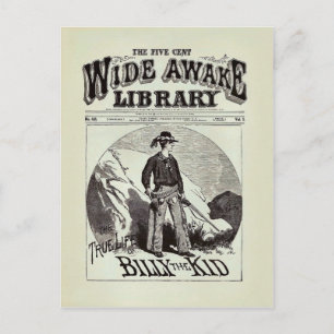 The Wide Awake Library - Billy The Kid - Vintage Postkarte