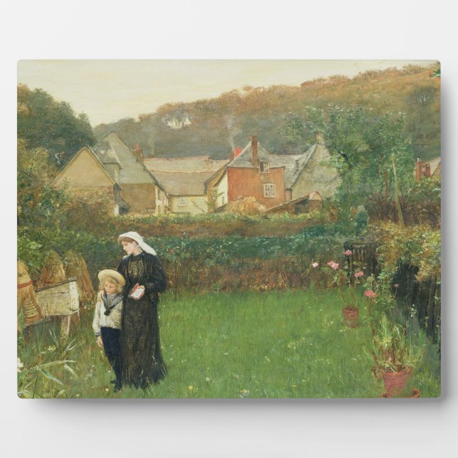 The Widow, 1895 (Öl auf Leinwand) Fotoplatte (Vorderseite)