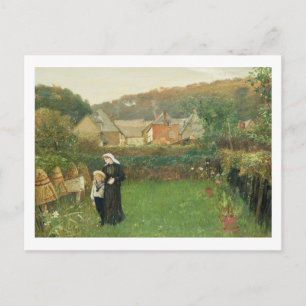 The Widow, 1895 (Öl auf Leinwand) Postkarte