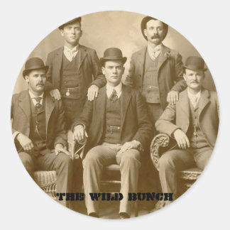 The Wild Bunch - Butch Cassidy & Sundance Kid Runder Aufkleber