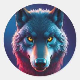 The Wild Gaze - Runder Aufkleber