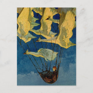 "The Wild Swans" von Harry Rountree Postkarte