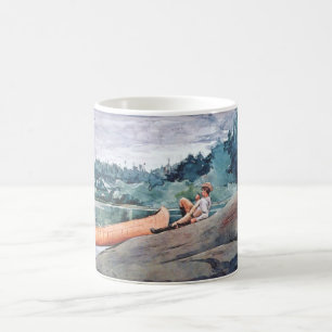 The Wilderness Guide (von Winslow Homer) Kaffeetasse