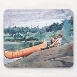 The Wilderness Guide (von Winslow Homer) Mousepad
