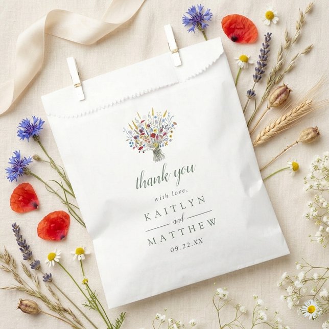 The Wildflower Meadow Hochzeitssuite - Geschenktütchen (Von Creator hochgeladen)