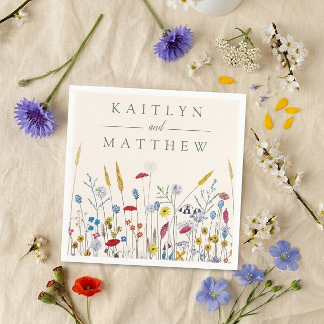The Wildflower Meadow Hochzeitssuite - Serviette (Von Creator hochgeladen)