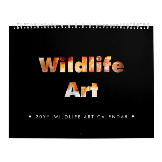 The Wildlife Art Calendar Personalize The Year  Kalender (Titelbild)