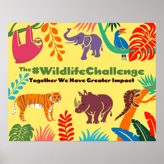 The Wildlife Challenge Poster (Matte) (Vorne)