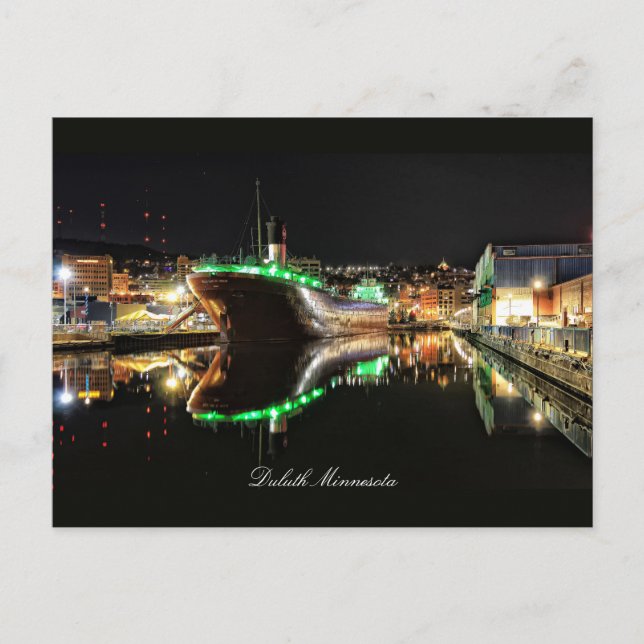 The William A Irvin Duluth Minnesota Postkarte (Vorderseite)