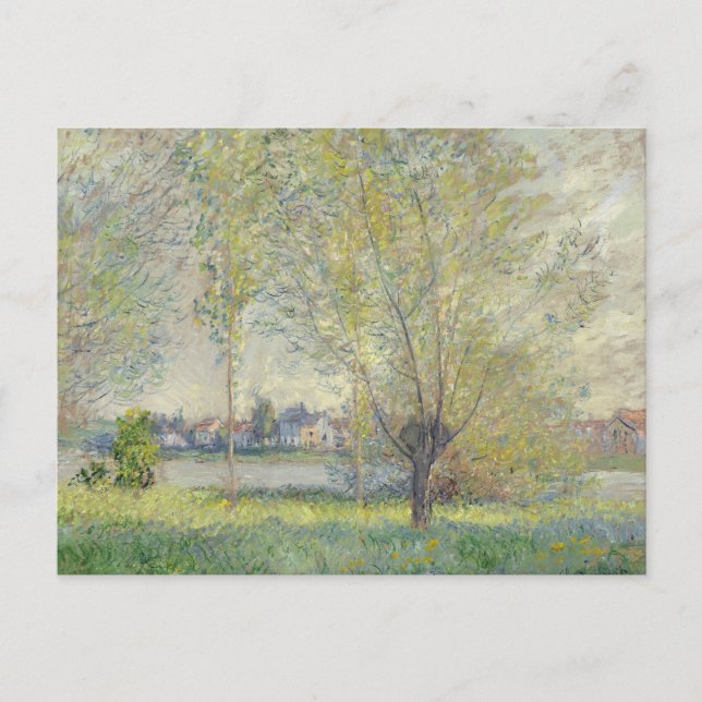 The Willows Claude Monet 1880 Postkarte (Vorderseite)