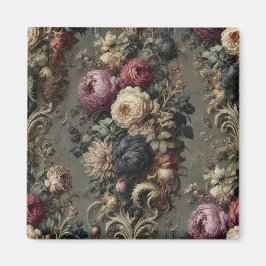 The Wilted Vigil - Gothic Floral Magnet