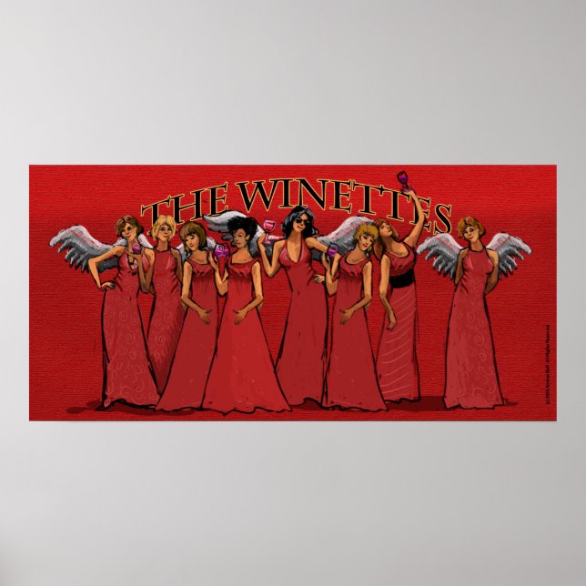 The Winettes von Andrea Boff Poster (Vorne)