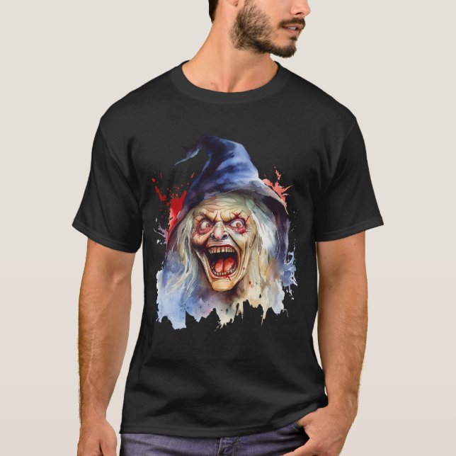 The Witch - Halloween T-Shirt (Vorderseite)
