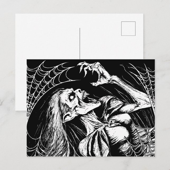 The Witch Postkarte (Vorne/Hinten)