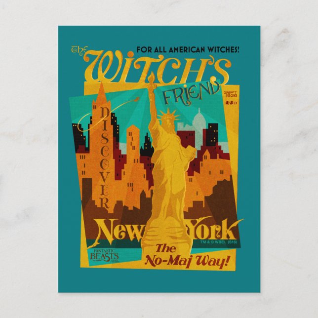 The Witch’s Friend September Magazine Postkarte (Vorderseite)