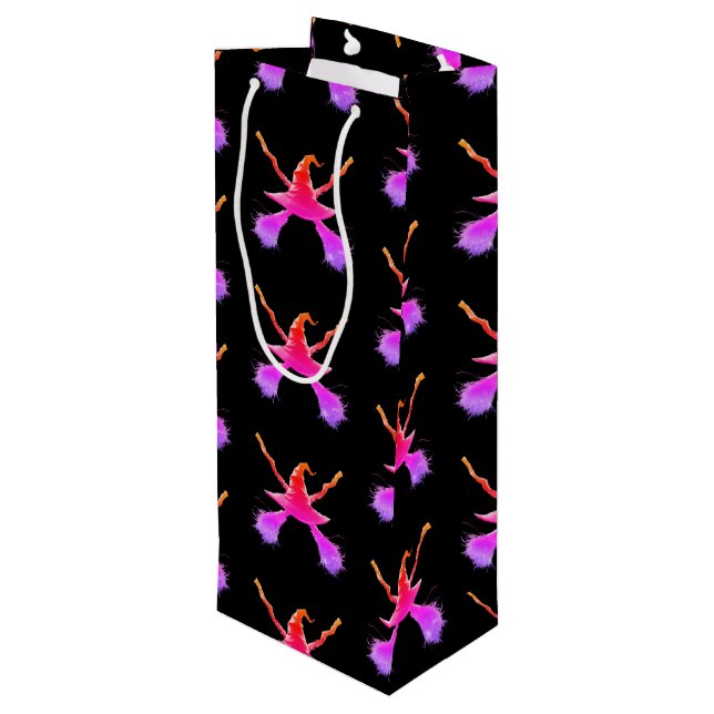 The Witch's Cross Infrared Geschenktüte Für Weinflaschen (Rückseite Schrägansicht)