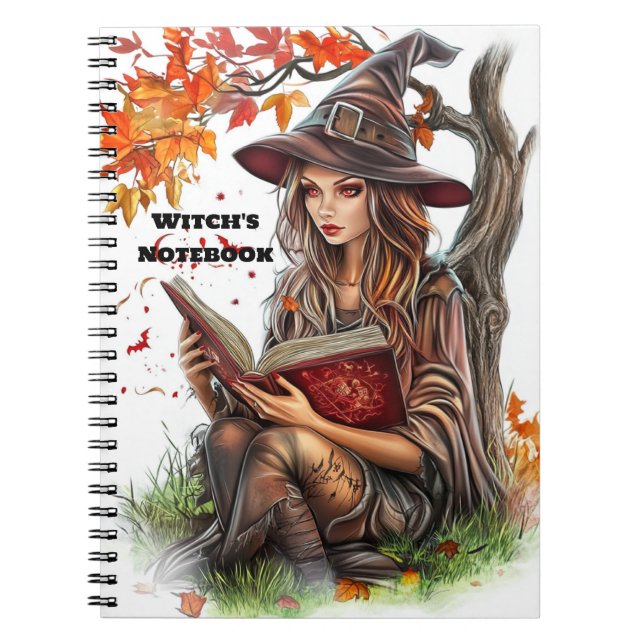 The witch's notebook.A great Halloween gift Notizblock (Vorderseite)