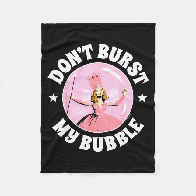 The Wizard Of Oz - Don't Burst My Bubble  Fleecedecke (Vorderseite)