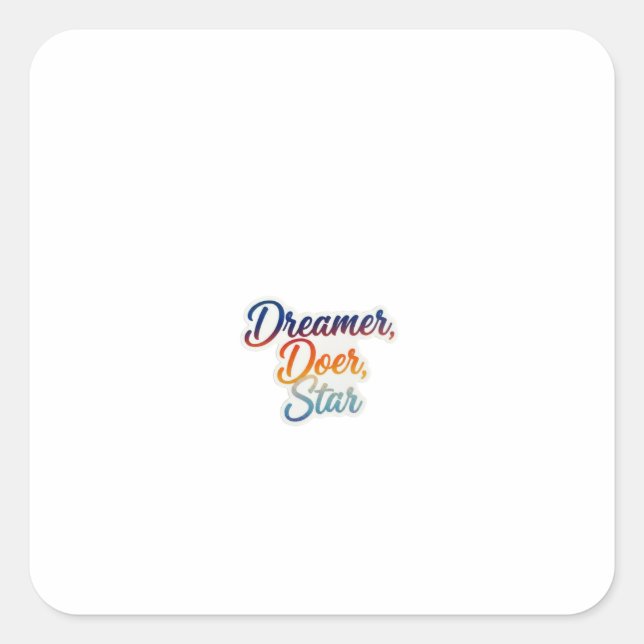 The Wonder Years Quadratischer Aufkleber (Vorderseite)