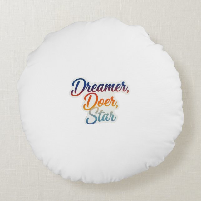 The Wonder Years Rundes Kissen (Rückseite)