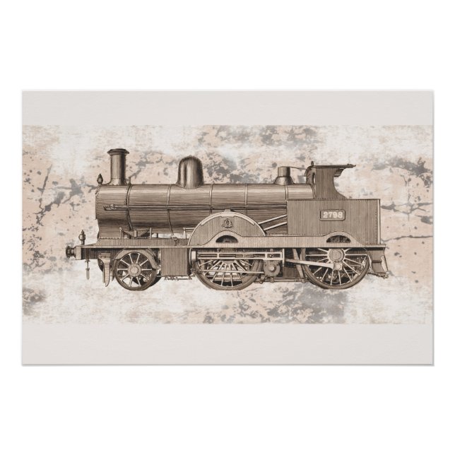 The wonderful age of steam locomotion poster (Vorderseite)