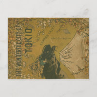 "The Wonderful City Tokio" Buchcover auf leerem Ba