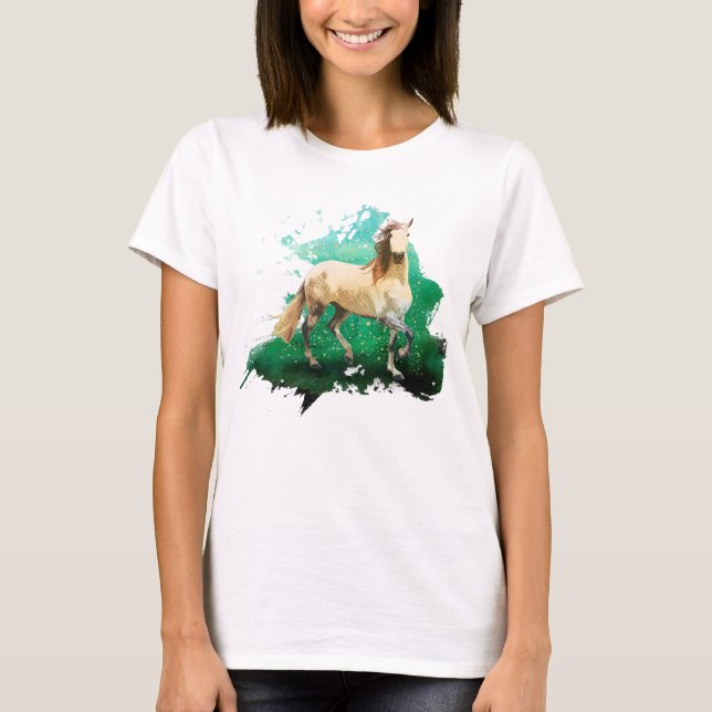 The wonderful horse Basic T-Shirt (Vorderseite)