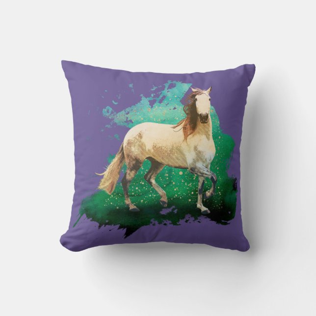 The wonderful horse Kissen Ultra Violet (Vorderseite)