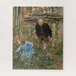 The Wood Gatherer - Jules Bastien-Lepage, 1881   Puzzle