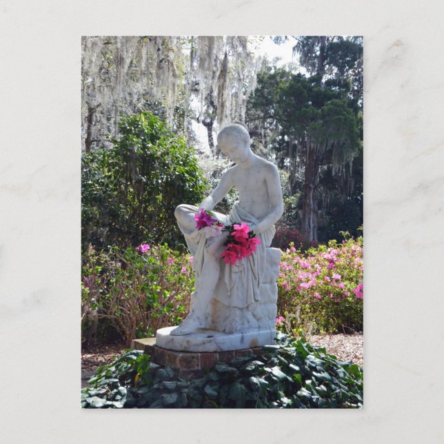 The Wood Nymph, Middleton Place, South Carolina Postkarte (Vorderseite)