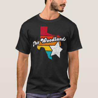 The Woodlands Texas Vintage abgenutzt Souvenir 2 T-Shirt