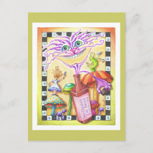 The WorCHESHIRE CAT Postkarte