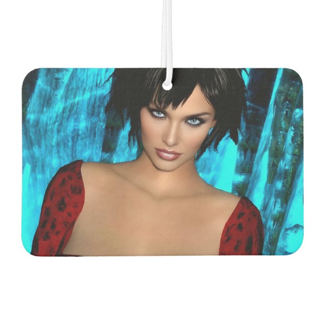 The World Behind the Eyes air freshener Autolufterfrischer (Vorderseite)