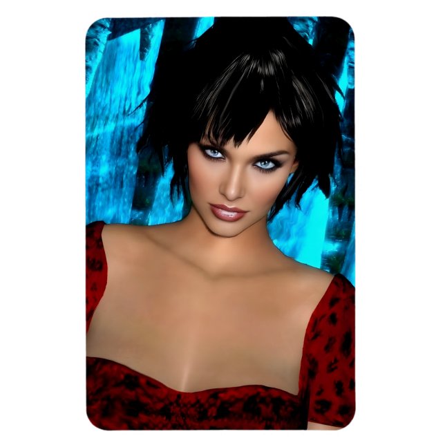 The World Behind the Eyes flexible photo magnet (Vertikal)