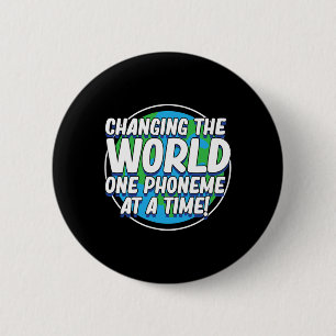 The World Dyslexia Awareness Therapist Graphic Button