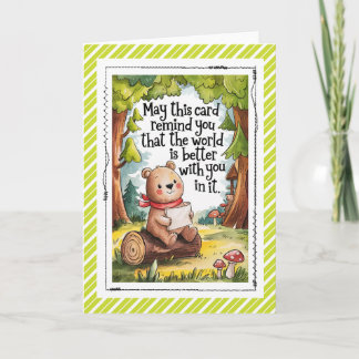 The World Is Better With You In It Inspiration  Karte