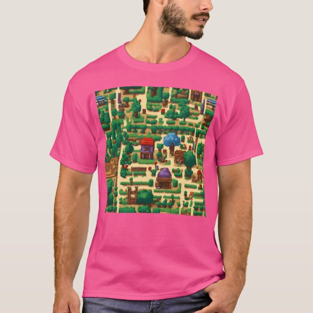 The world of classic video games family funny T-Shirt (Vorderseite)
