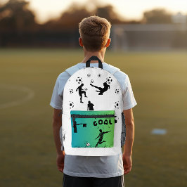 The World of Football Backpack Bedruckter Rucksack