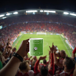 The World of Football Personalized Mug Kaffeetasse