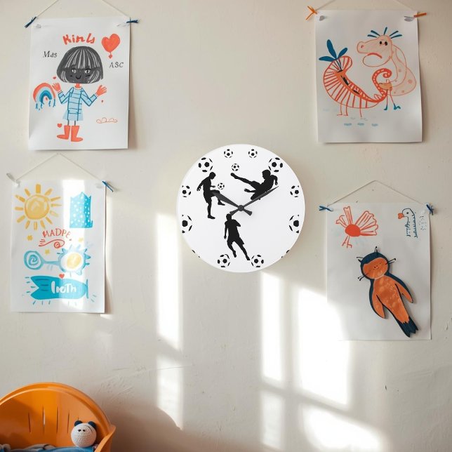 The World of Football Wall Clock Große Wanduhr (Von Creator hochgeladen)
